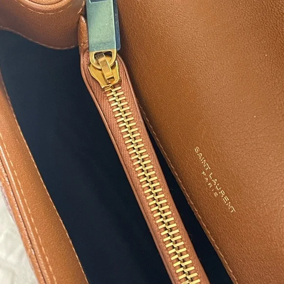 Yves Saint Laurent Medium College in Brick - Picture 13 of 15